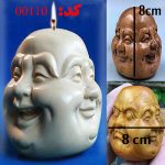 شمع دکوری دستساز طرح صورتک کد 00110