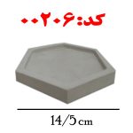 قالب سیلیکون زیر گلدان کد 00206