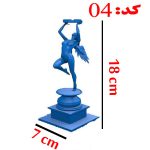 قالب سیلیکون جای شمع طرح فرشته کد 04