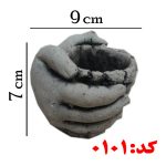 قالب سیلیکونی گلدان بتنی کد 0101