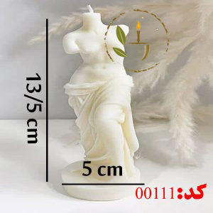 شمع دکوری دستشاز طرح مرد رومی کد 00120